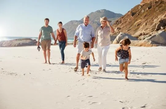 Obitelj na plaži